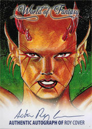 Breygent World of Fantasy Autograph Z-Card ZA-RC2 by Roy Cover