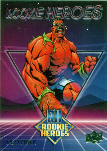 Marvel Annual 2017 RH-3 Rookie Heroes Chase Card Red Hulk