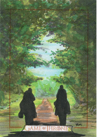 Game of Thrones Season 4 Hand Drawn Sketch Card by Rich Molinelli