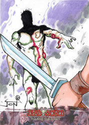 Deadworld Sketch Card by Jon Racimo