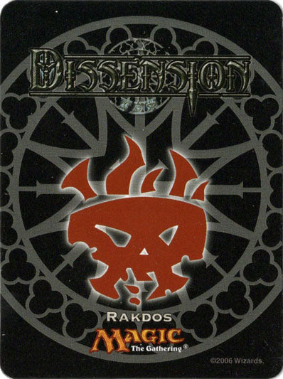Magic the Gathering Dissension Rakdos Magnet
