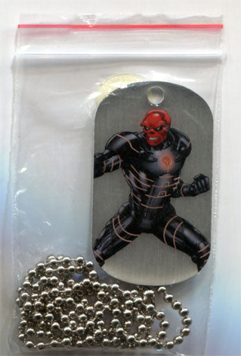 Marvel Dossier Dog Tags Chain Necklace Red Skull 24 of 55