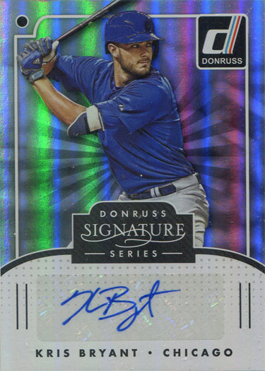 Panini Donruss Baseball 2016 Donruss Signature Series SGS-KB Kris Bryant