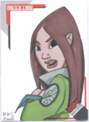 Hellboy Animated Sword of Storms Rich Koslowski Sketch Card SK.14 #216