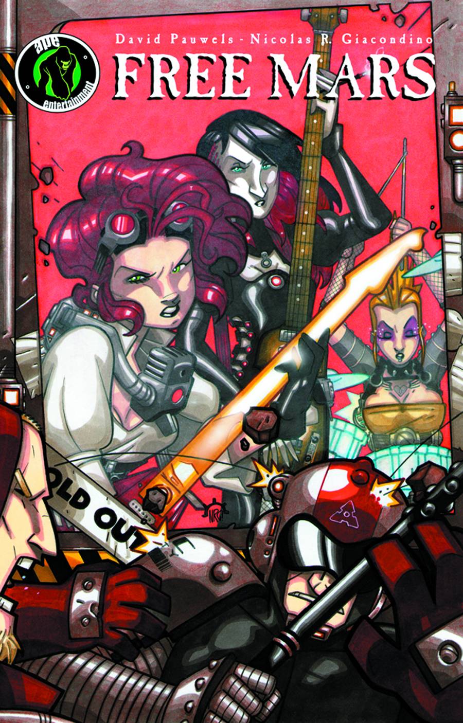 FREE MARS GN VOL 01 RIOT GIRLS (MR)