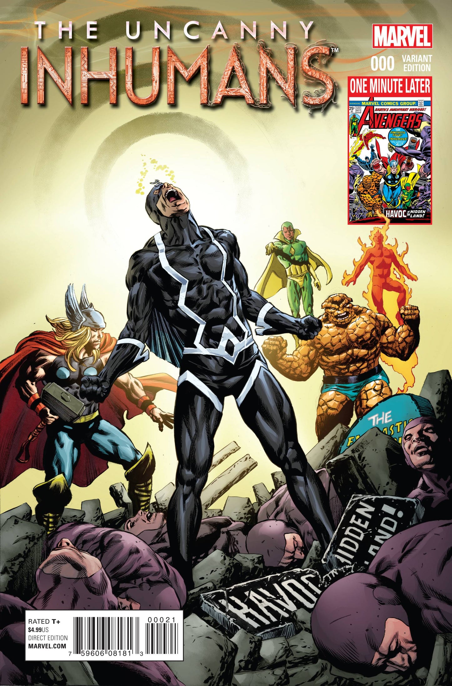 Uncanny Inhumans 0 Var A Comic Book NM