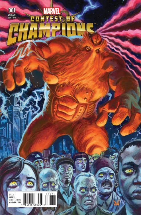 Contest of Champions #1 1:10 Dan Brereton Kirby Monster Variant