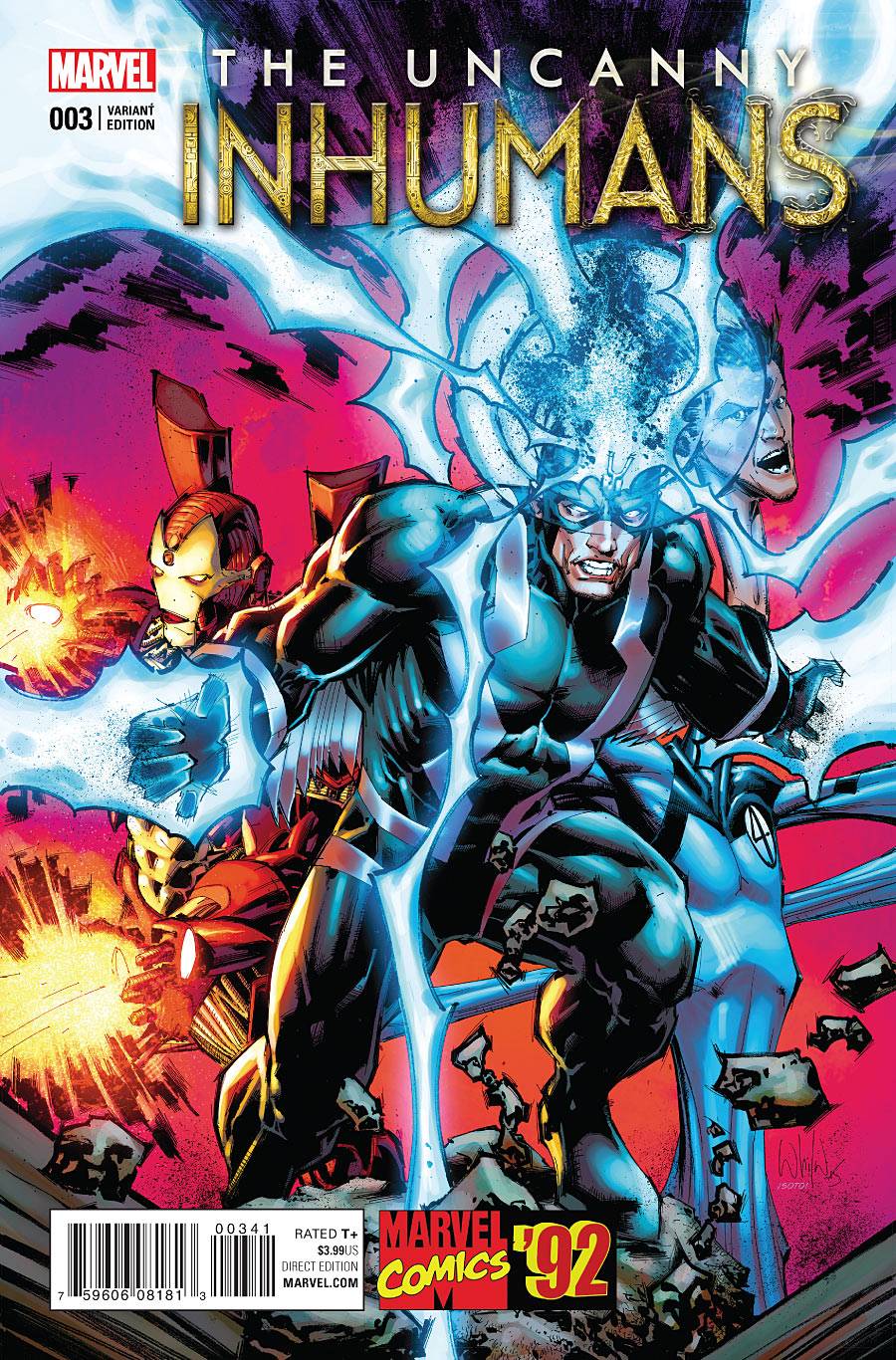 Uncanny Inhumans (2nd Series) 3 Var B Comic Book NM