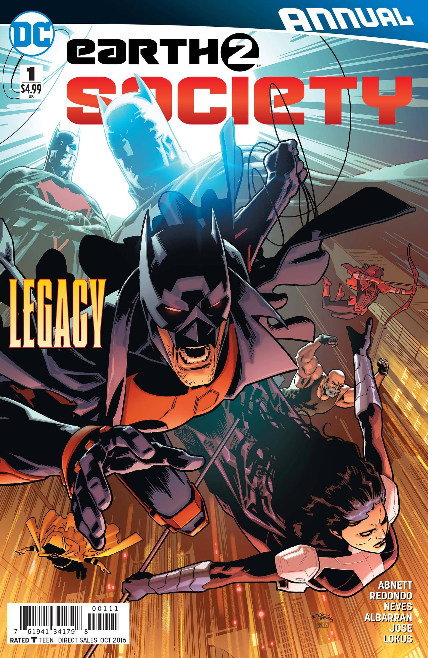 Earth 2: Society Anl 1 Comic Book NM