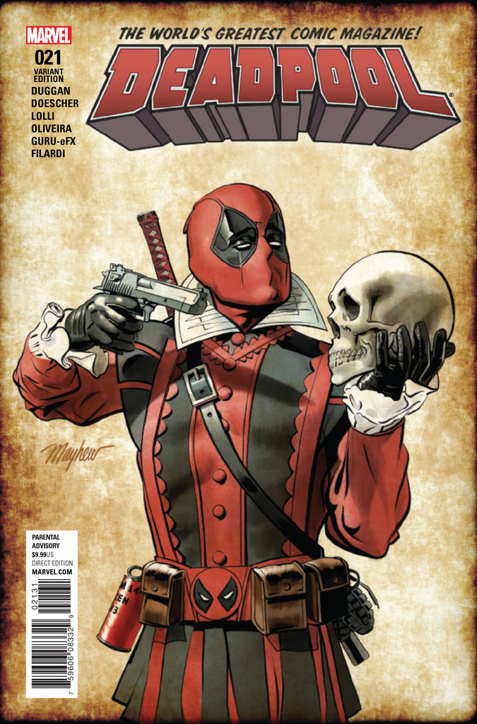 deadpool comic cover