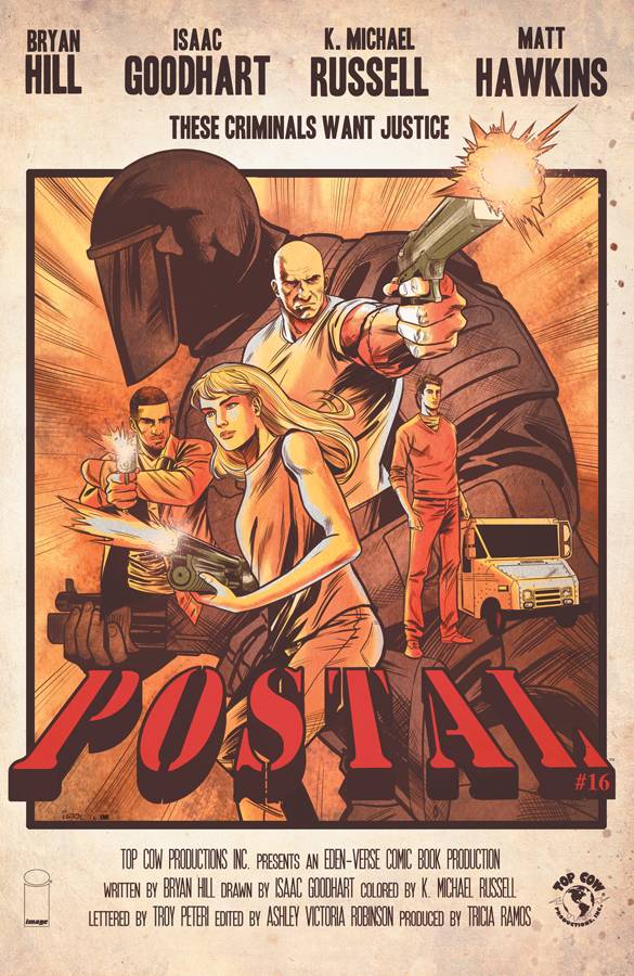 Postal 16 Var B Comic Book NM