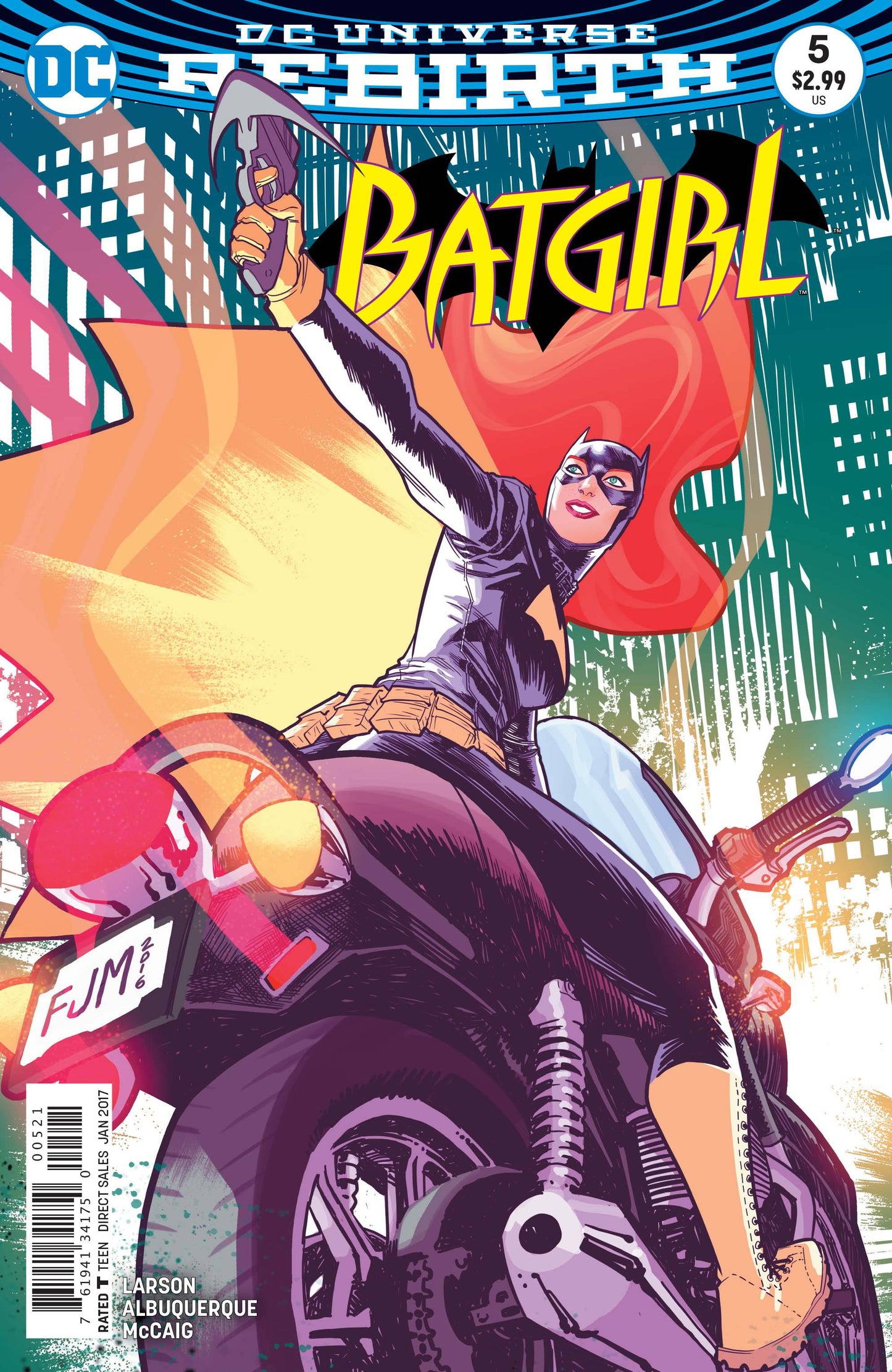 Batgirl #5 Francis Manapul Variant