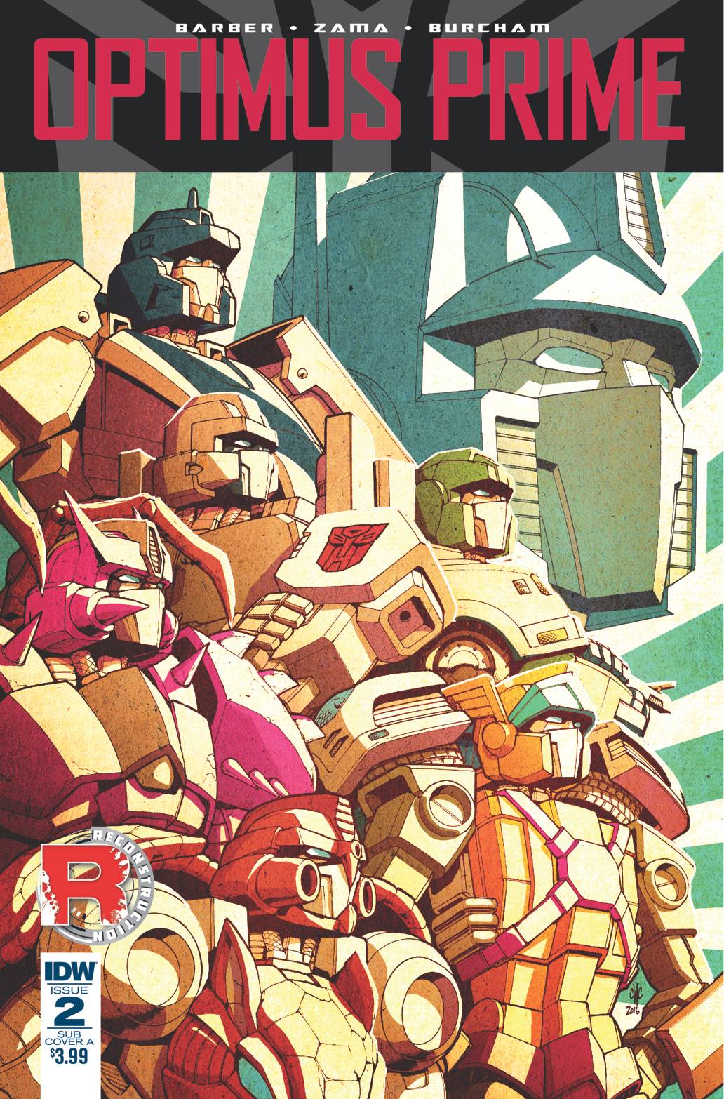 Optimus Prime 2 Var A Comic Book NM