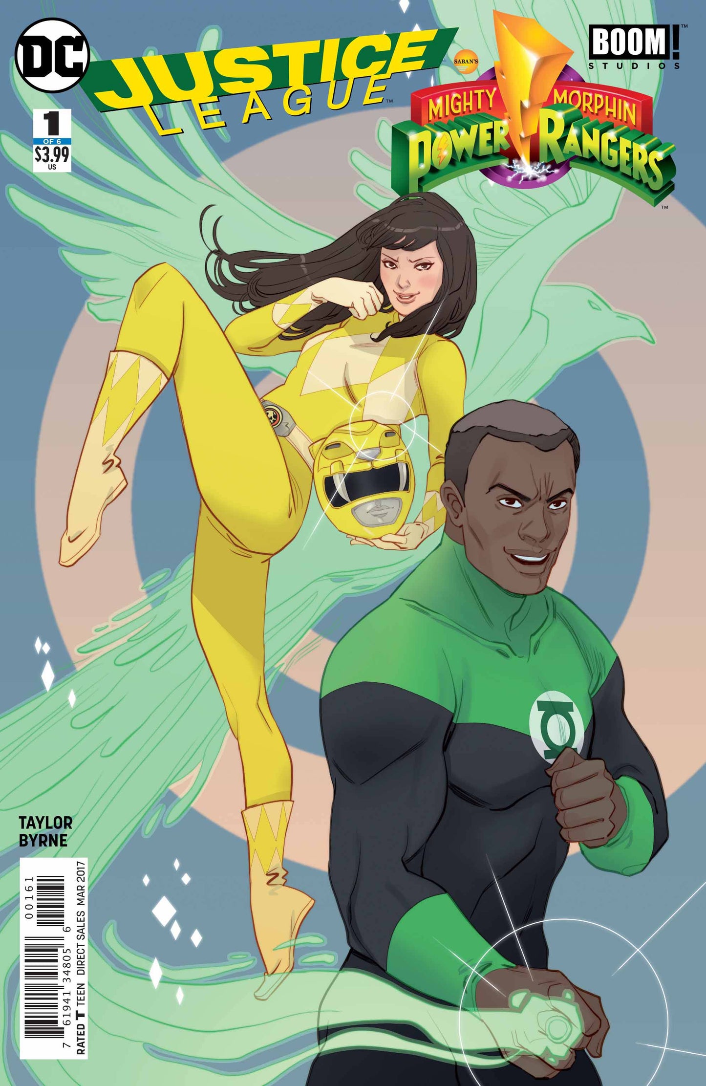 Justice League/Power Rangers 1 Var F Comic Book NM