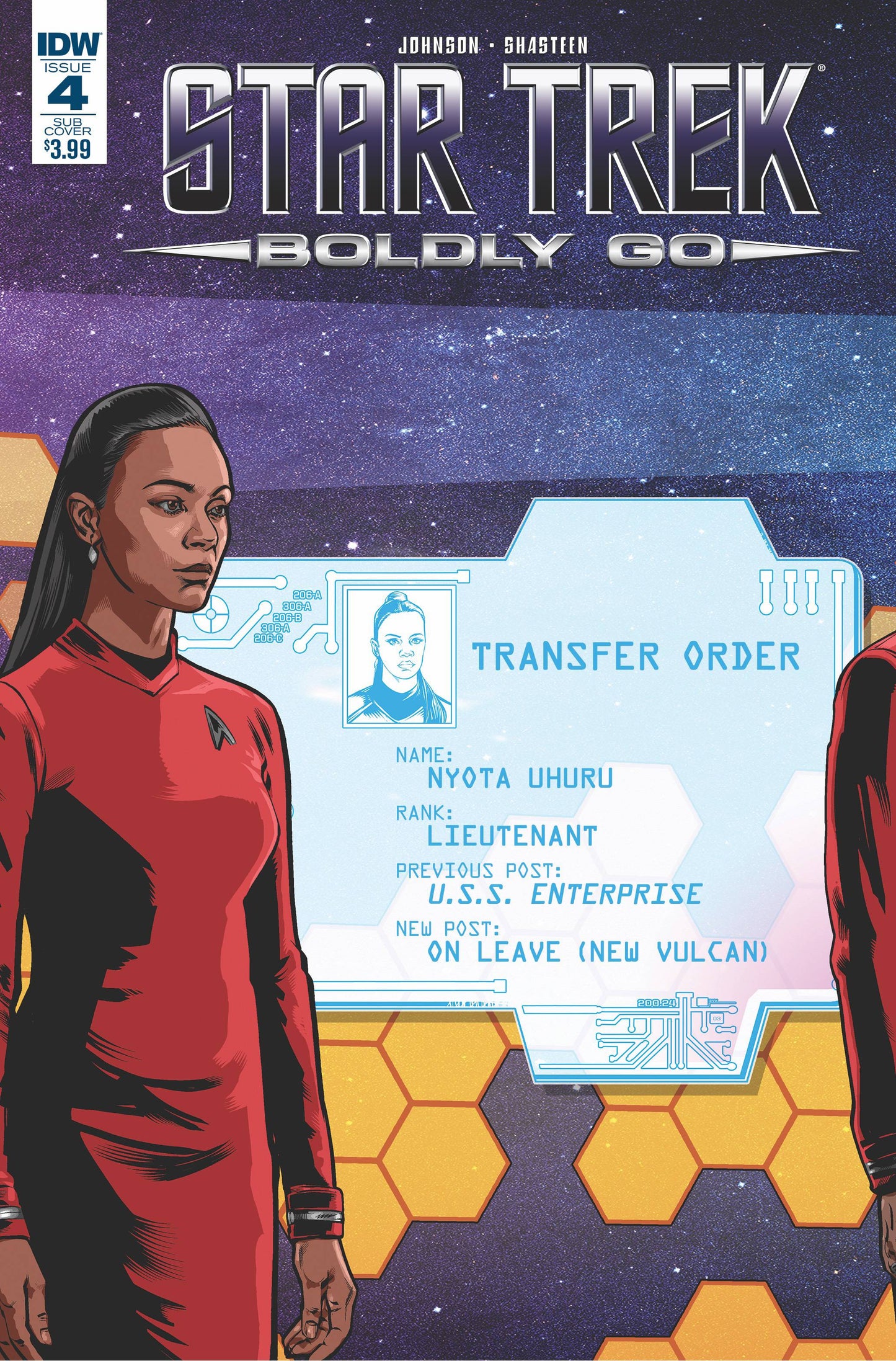 Star Trek: Boldly Go 4 Var A Comic Book NM