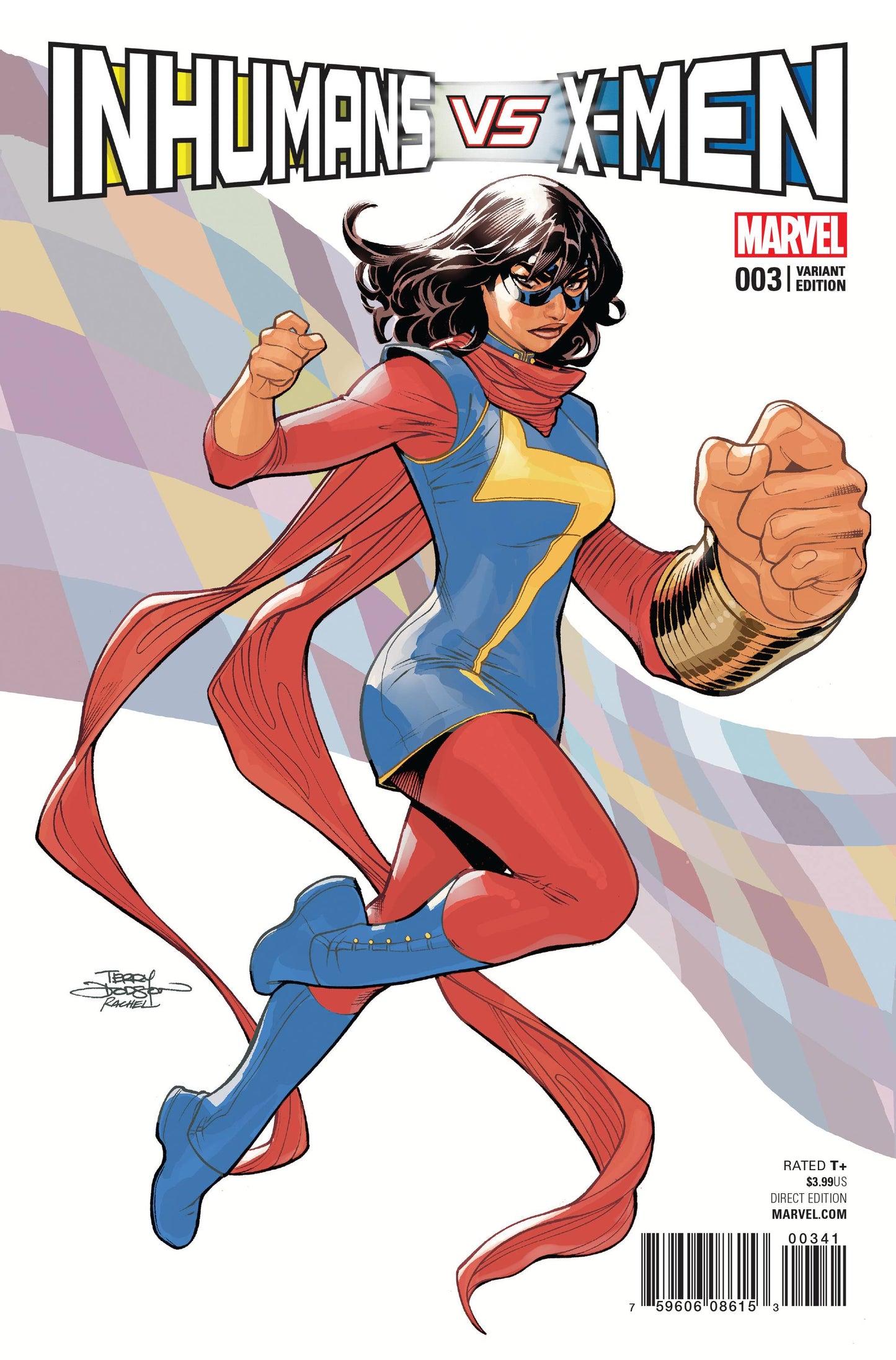 Inhumans vs. X-Men #3 Terry Dodson Inhumans Variant