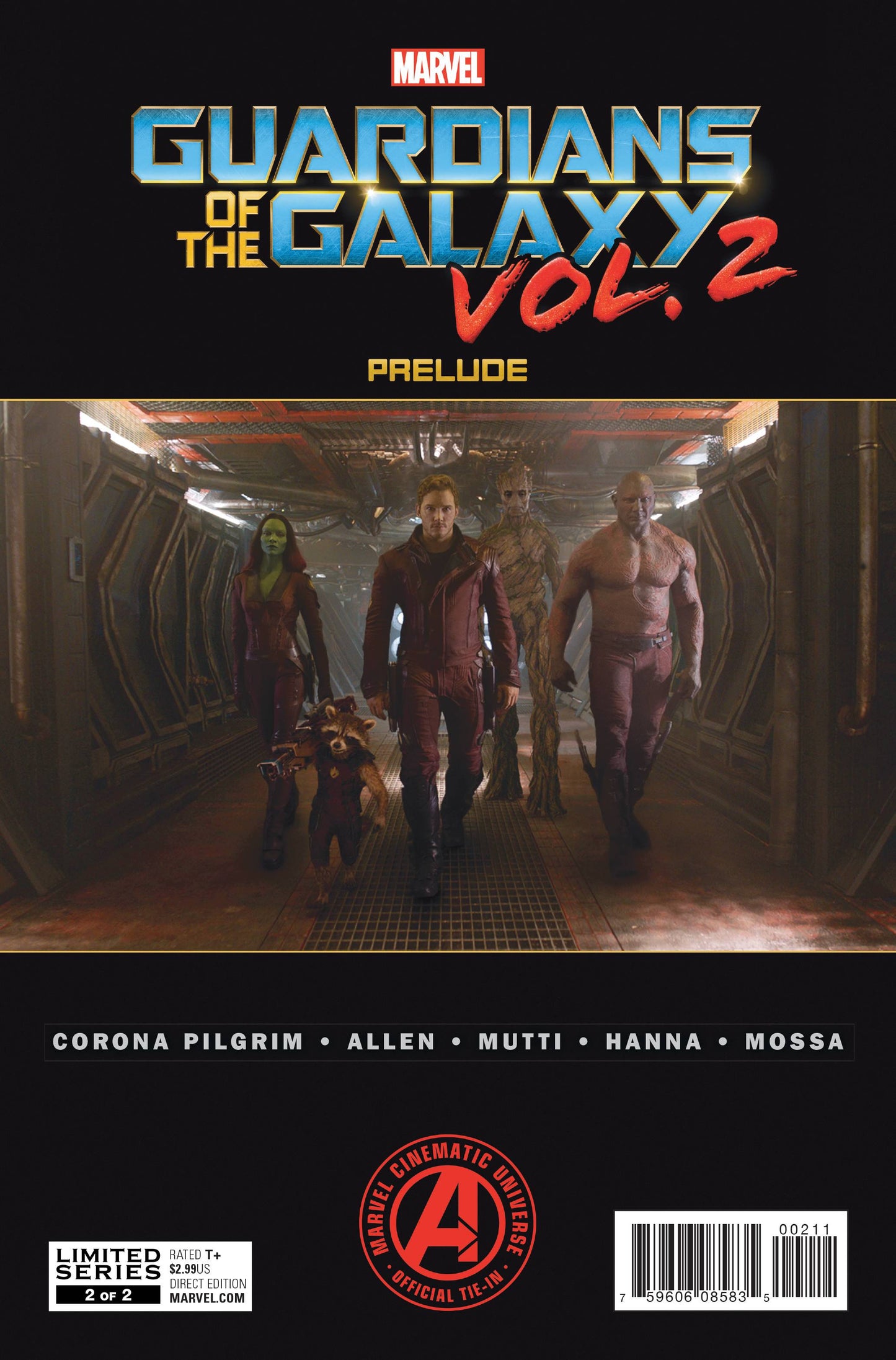 Marvel’s Guardians of the Galaxy Prelude (Vol. 2) 2 Comic Book NM