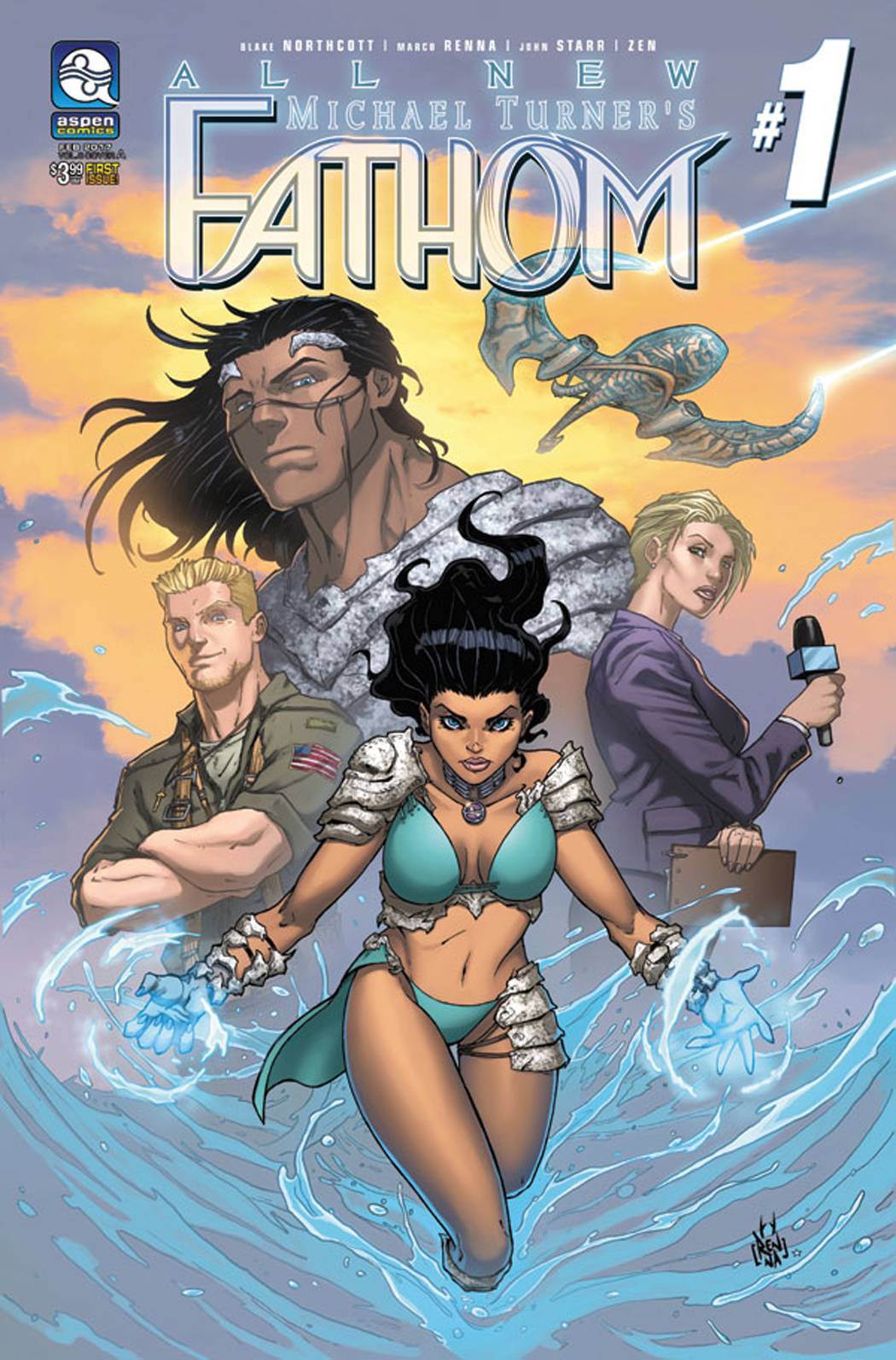 All New Fathom (Michael Turner’s…) 1 Var A Comic Book