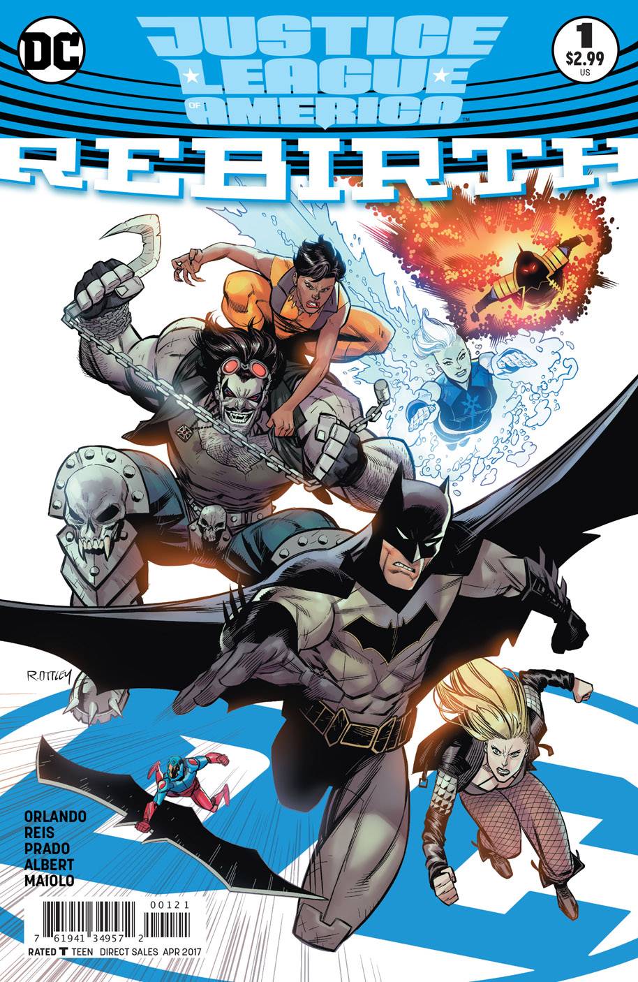 Justice League of America: Rebirth #1 Ryan Ottley Variant