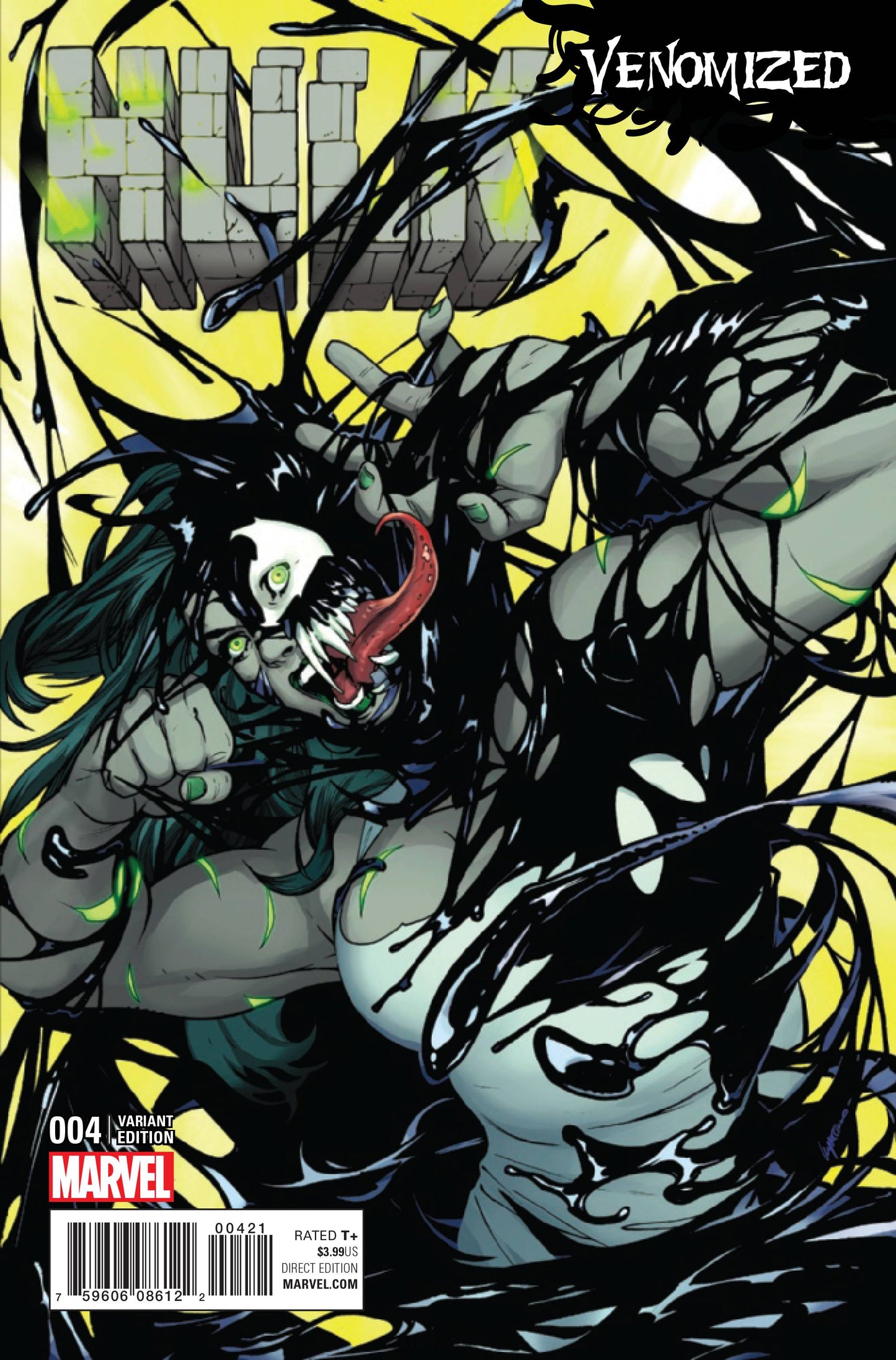 Hulk #4 Emanuela Lupacchino Venomized Variant