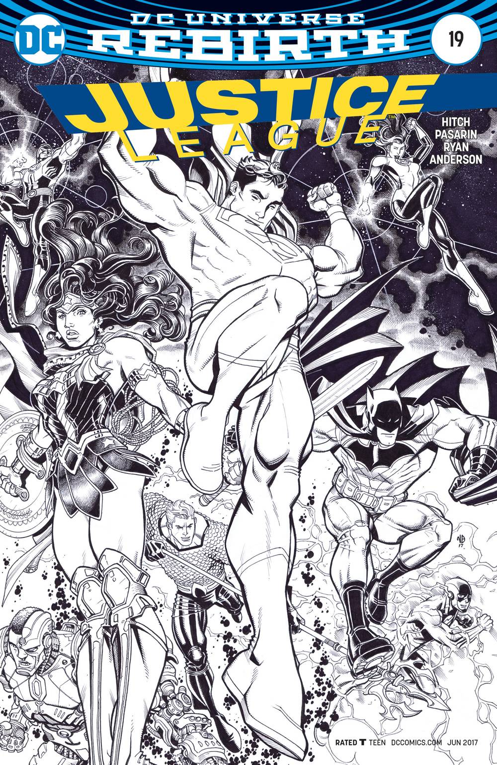 Justice League #19 Nick Bradshaw Variant