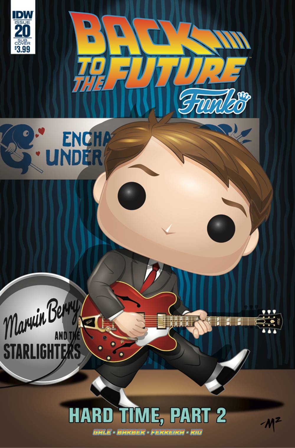Back to the Future #20 Funko Art Cover