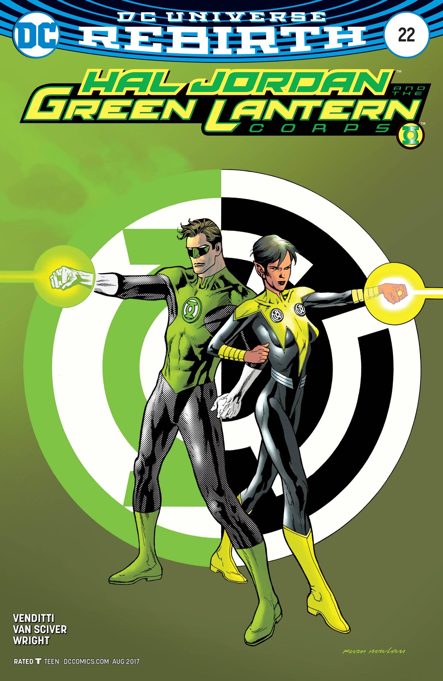 Hal Jordan and the Green Lantern Corps #22 Kevin Nowlan Variant