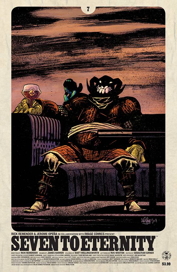 Seven to Eternity 7 Var A Comic Book NM