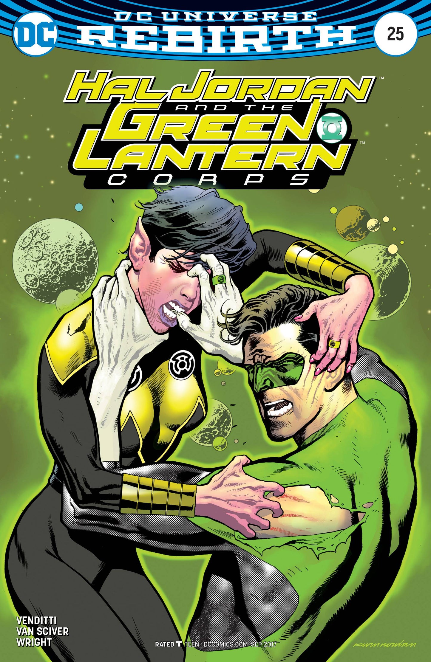 Hal Jordan and the Green Lantern Corps #25 Kevin Nowlan Variant