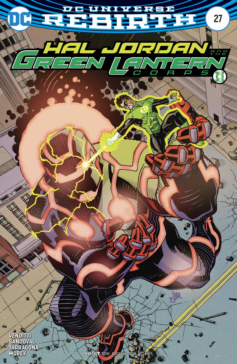 Hal Jordan and the Green Lantern Corps #27 Cully Hamner Variant