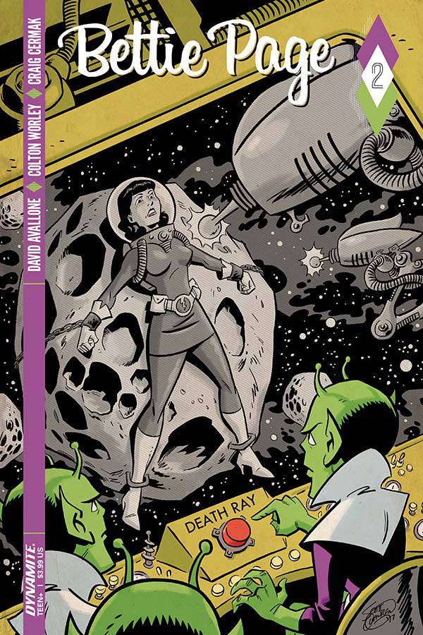 Bettie Page (Dynamite) 2 Var B Comic Book