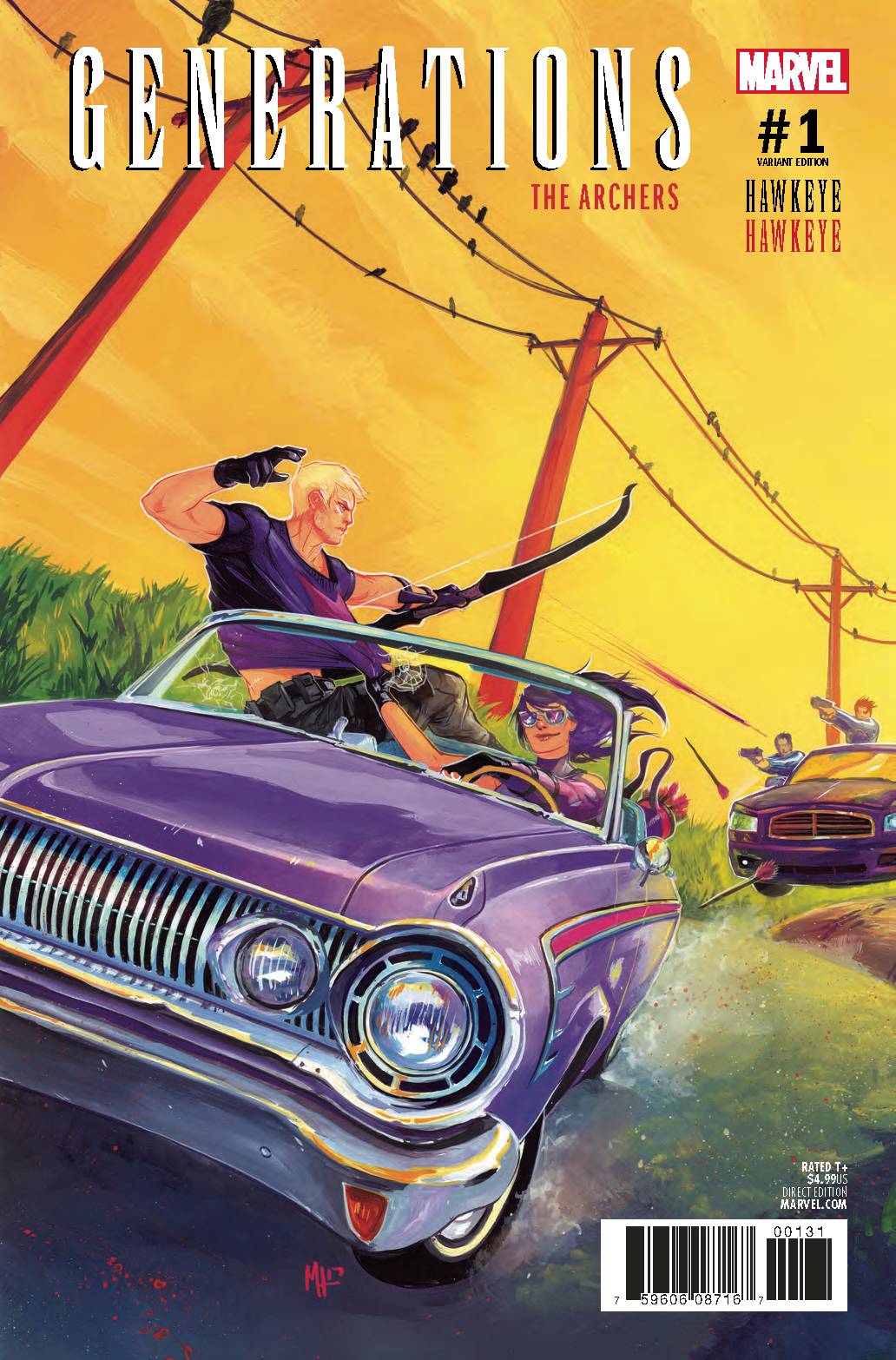 Generations: Hawkeye & Hawkeye 1 Var C Comic Book NM