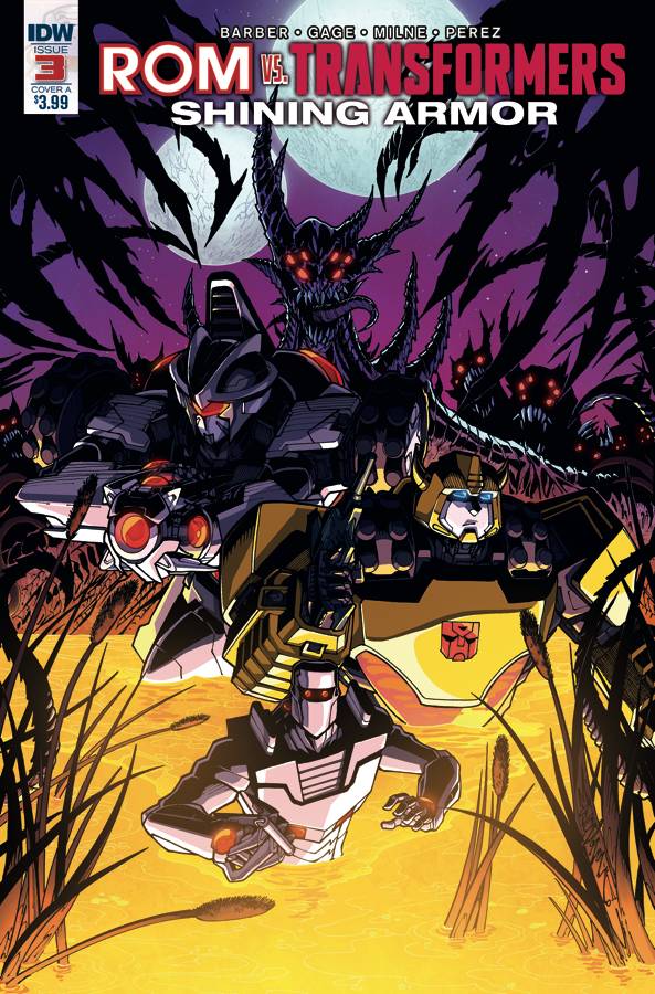 Rom vs Transformers Shining Armor #3 Cover A Milne