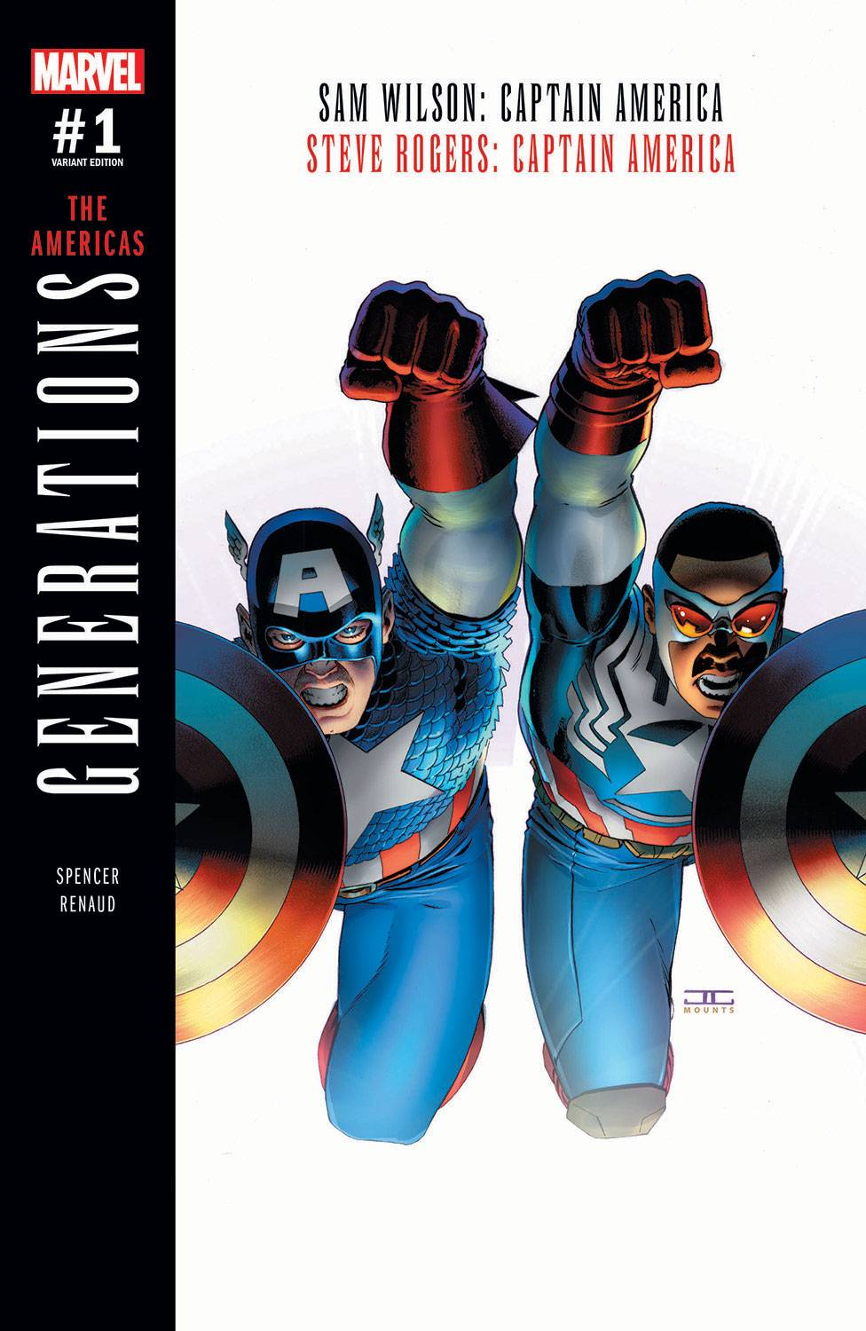 Generations: Sam Wilson Captain America & Steve Rogers Captain America #1 Cassaday Variant