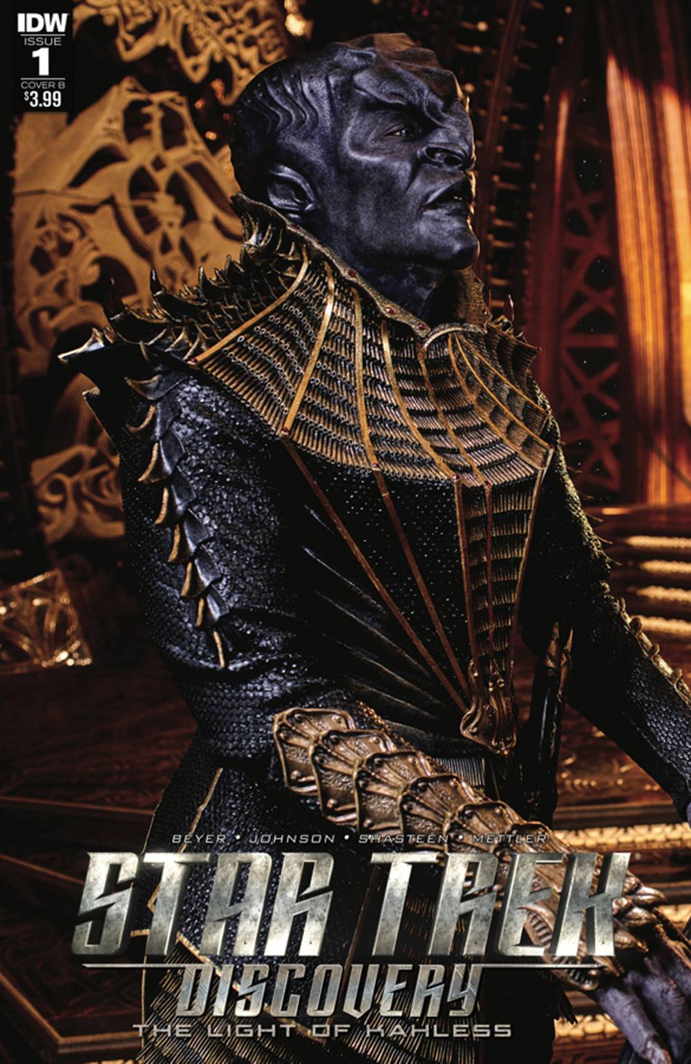 Star Trek: Discovery: The Light of Kahless 1 Var B Comic Book NM