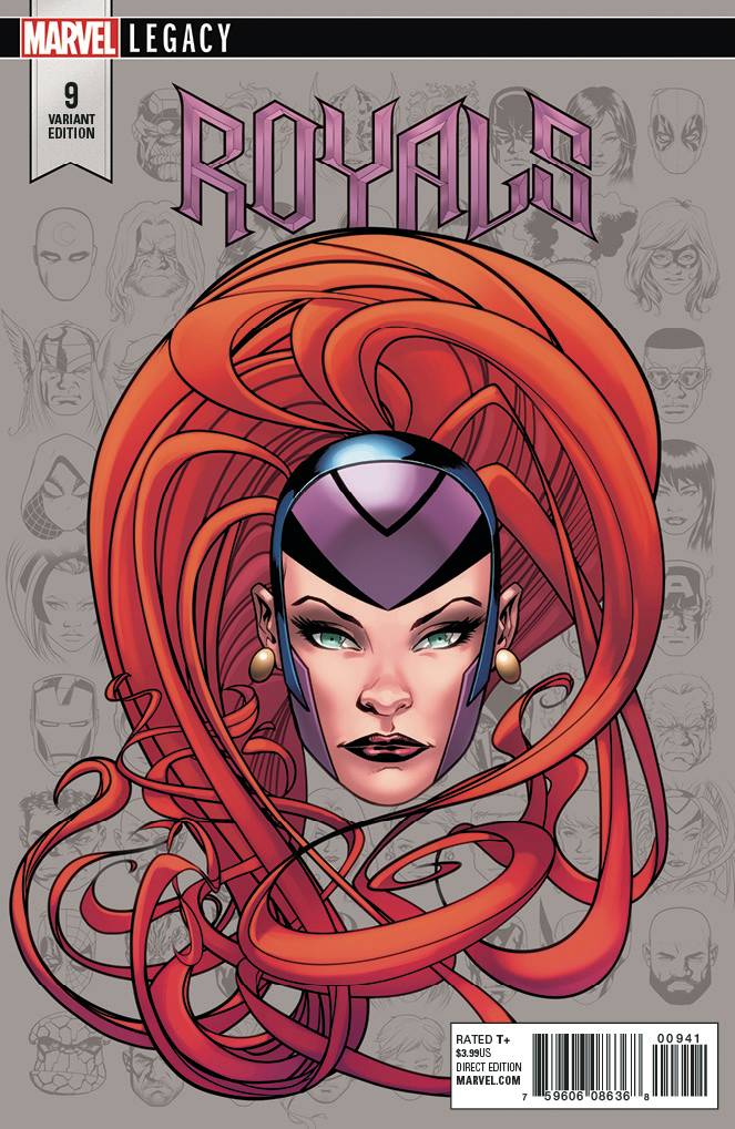 Royals #9 1:10 Mike McKone Legacy Headshot Variant