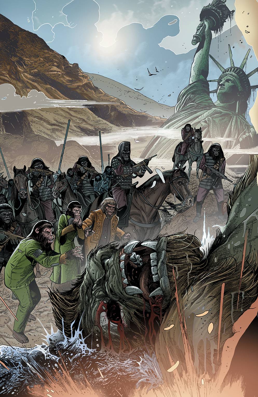 Kong on the Planet of the Apes 1 Var A Comic Book NM