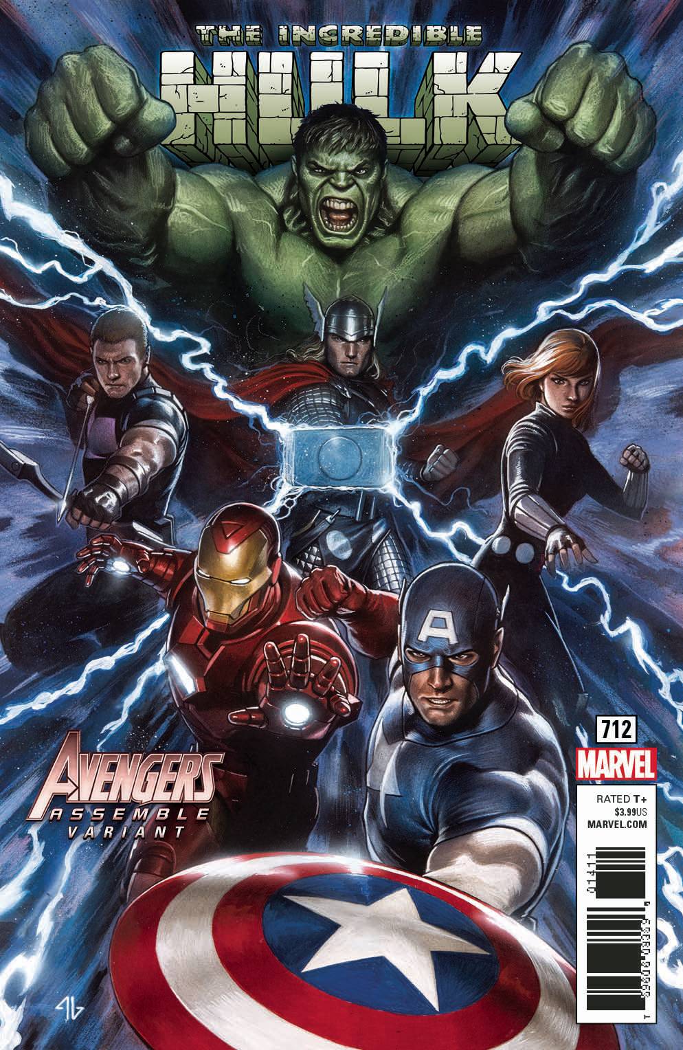 The Incredible Hulk #712 Adi Granov Avengers Assemble Variant