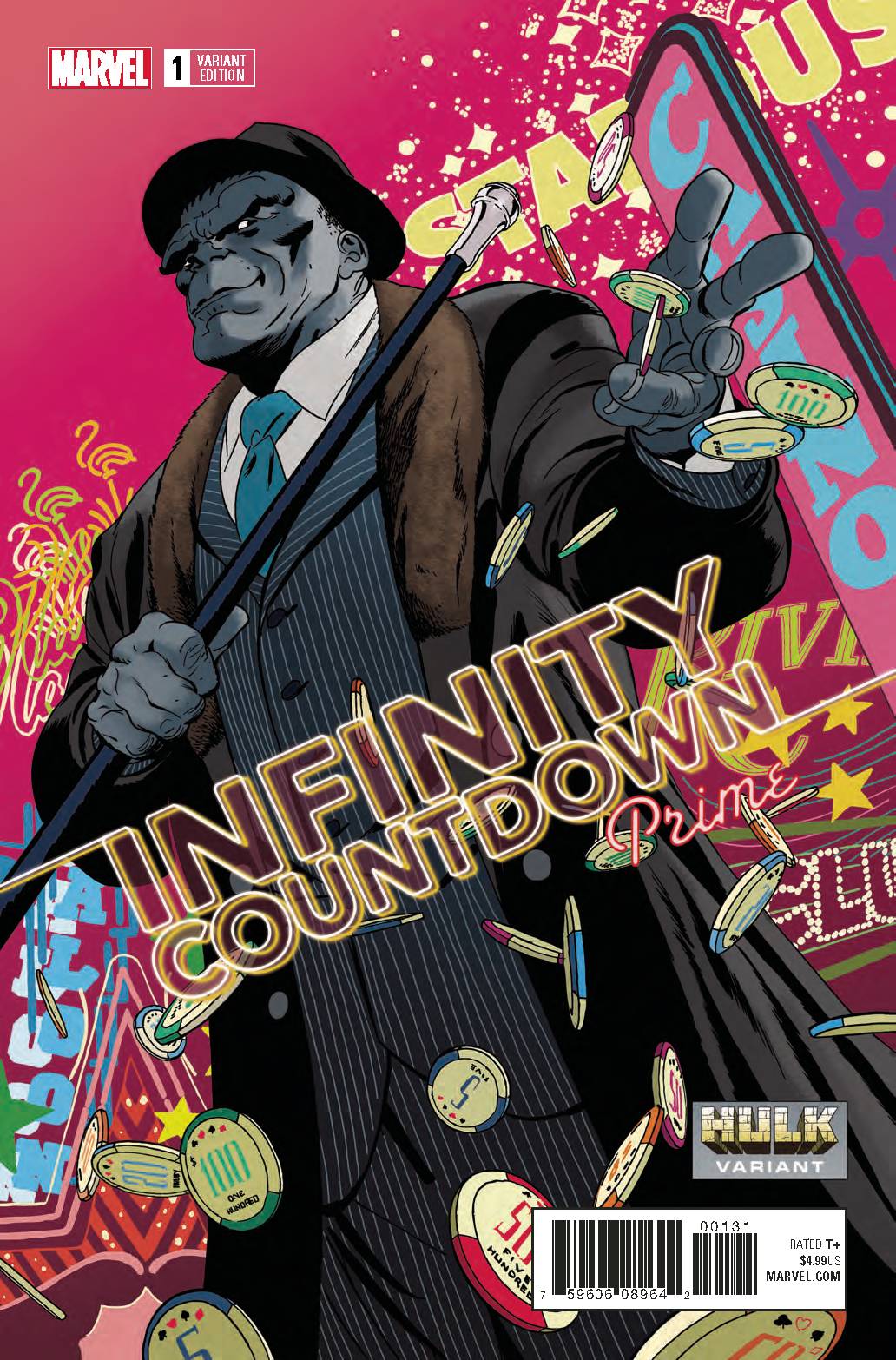 Infinity Countdown Prime #1 Marcos Martin Hulk Variant