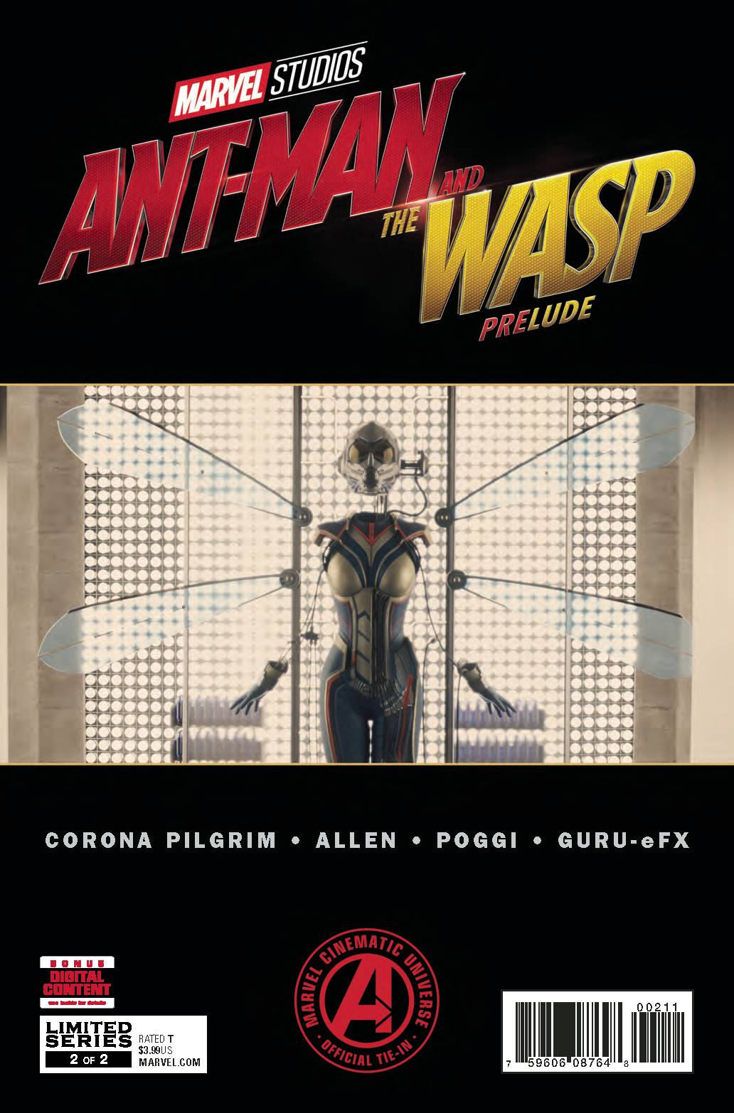 Marvel’s Ant-Man and the Wasp Prelude 2 Comic Book NM