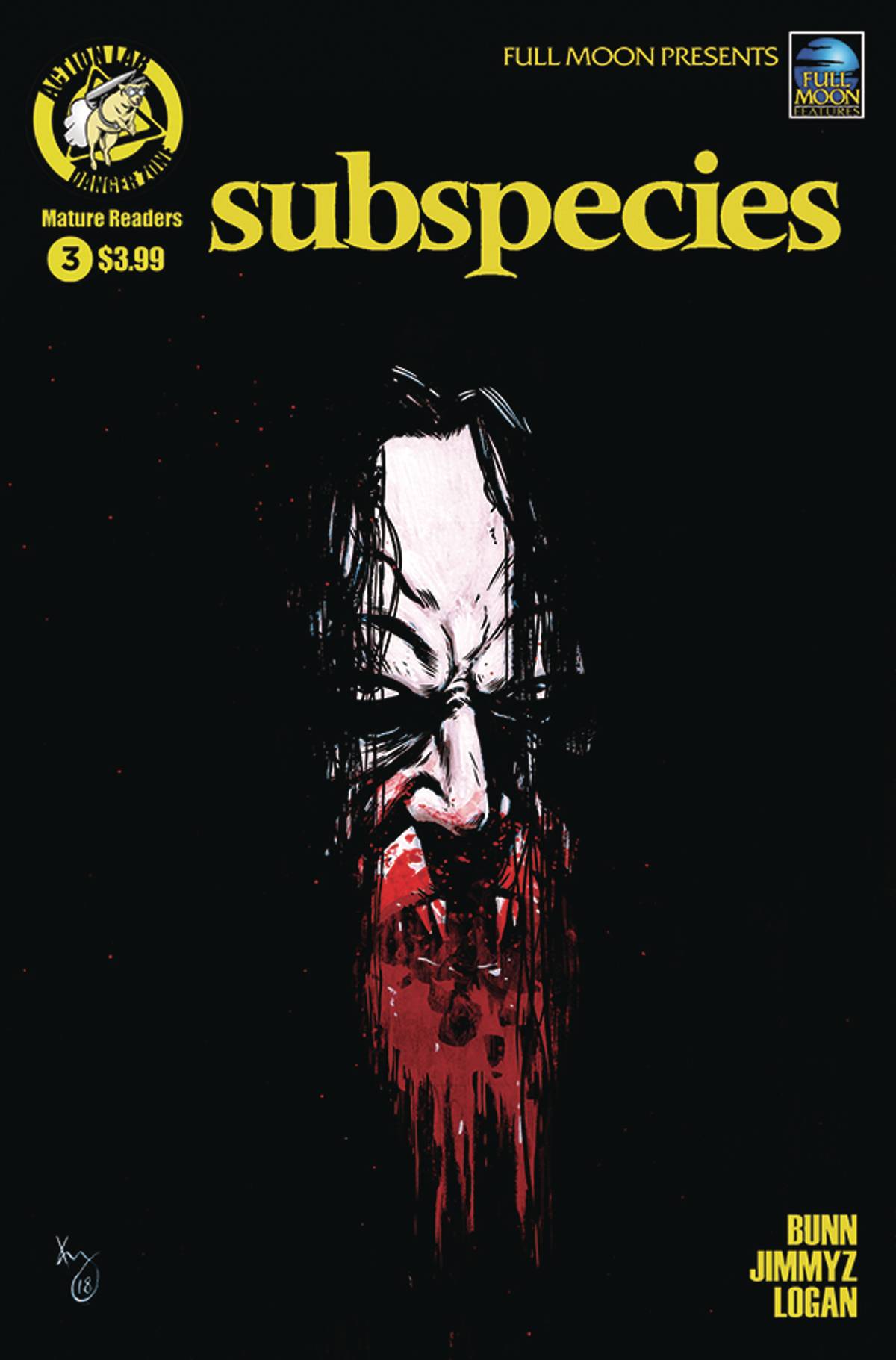 Subspecies (Action Lab) 3 Var B Comic Book NM