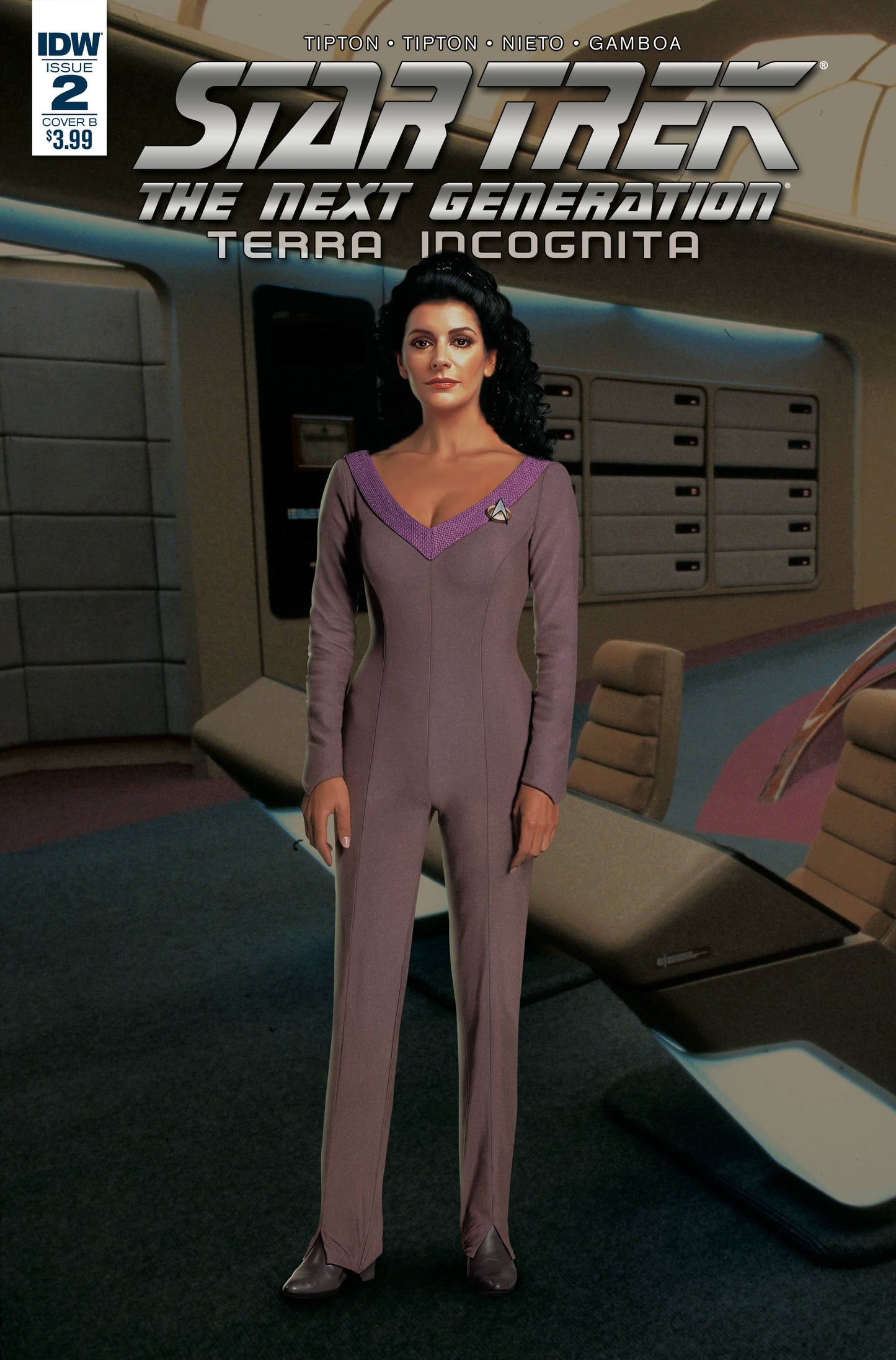 Star Trek: The Next Generation: Terra Incognita 2 Var B Comic Book NM