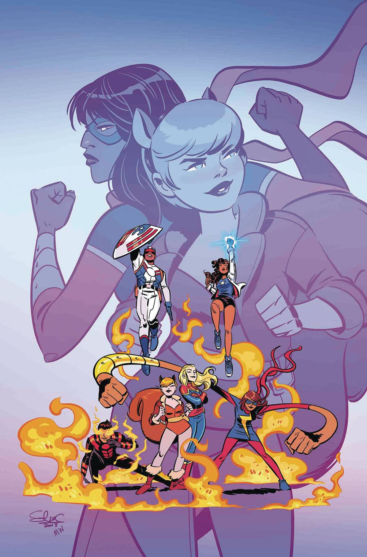 Marvel Rising: Squirrel Girl/Ms. Marvel 1 Var A Comic Book NM