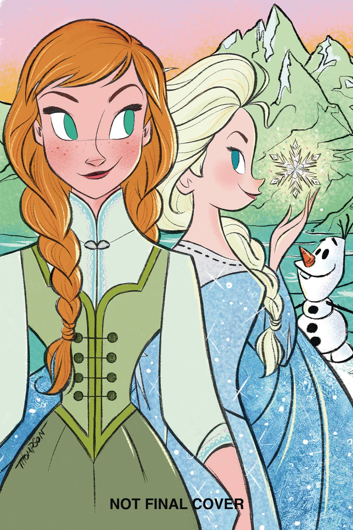 Disney Frozen Breaking Boundaries #3 Cover B Thompson
