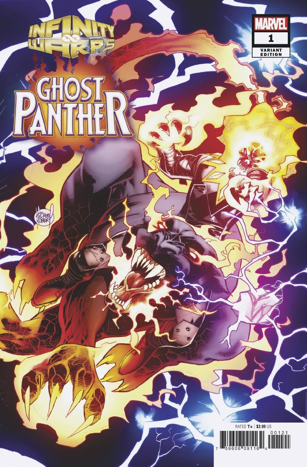 Infinity Warps: Ghost Panther #1 Adam Kubert Connecting Variant