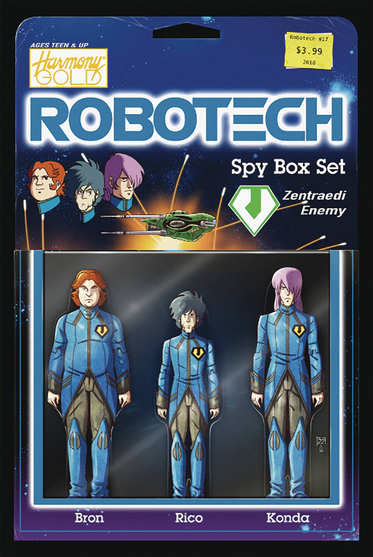 Robotech #17 Cover B Action Figure Variant