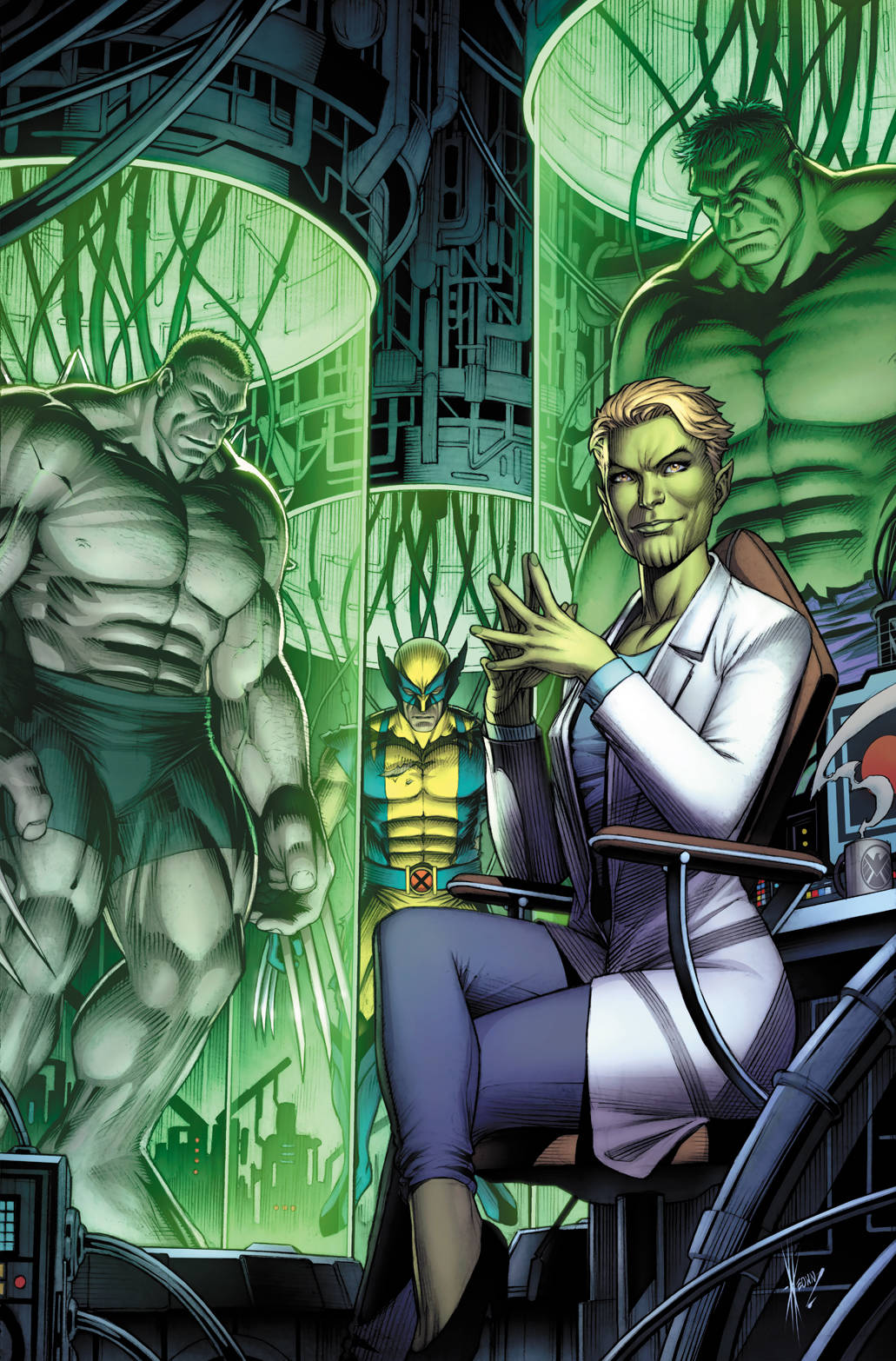 Hulkverines 1 Var B Comic Book NM