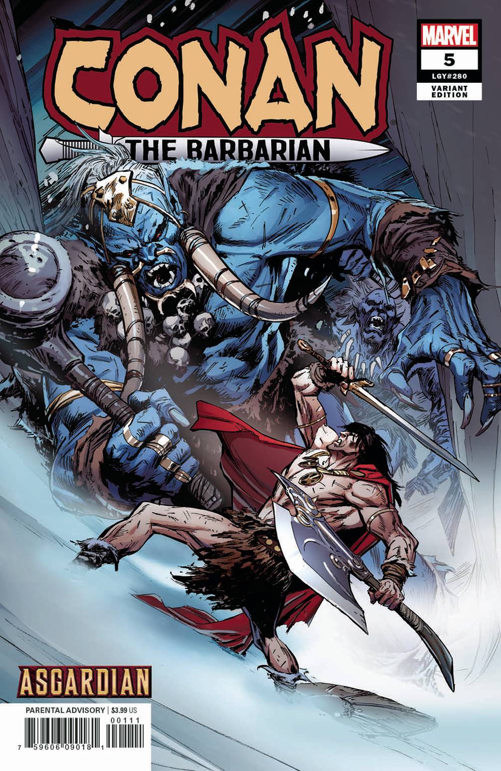 Conan the Barbarian #5 Butch Guice Asgardian Variant