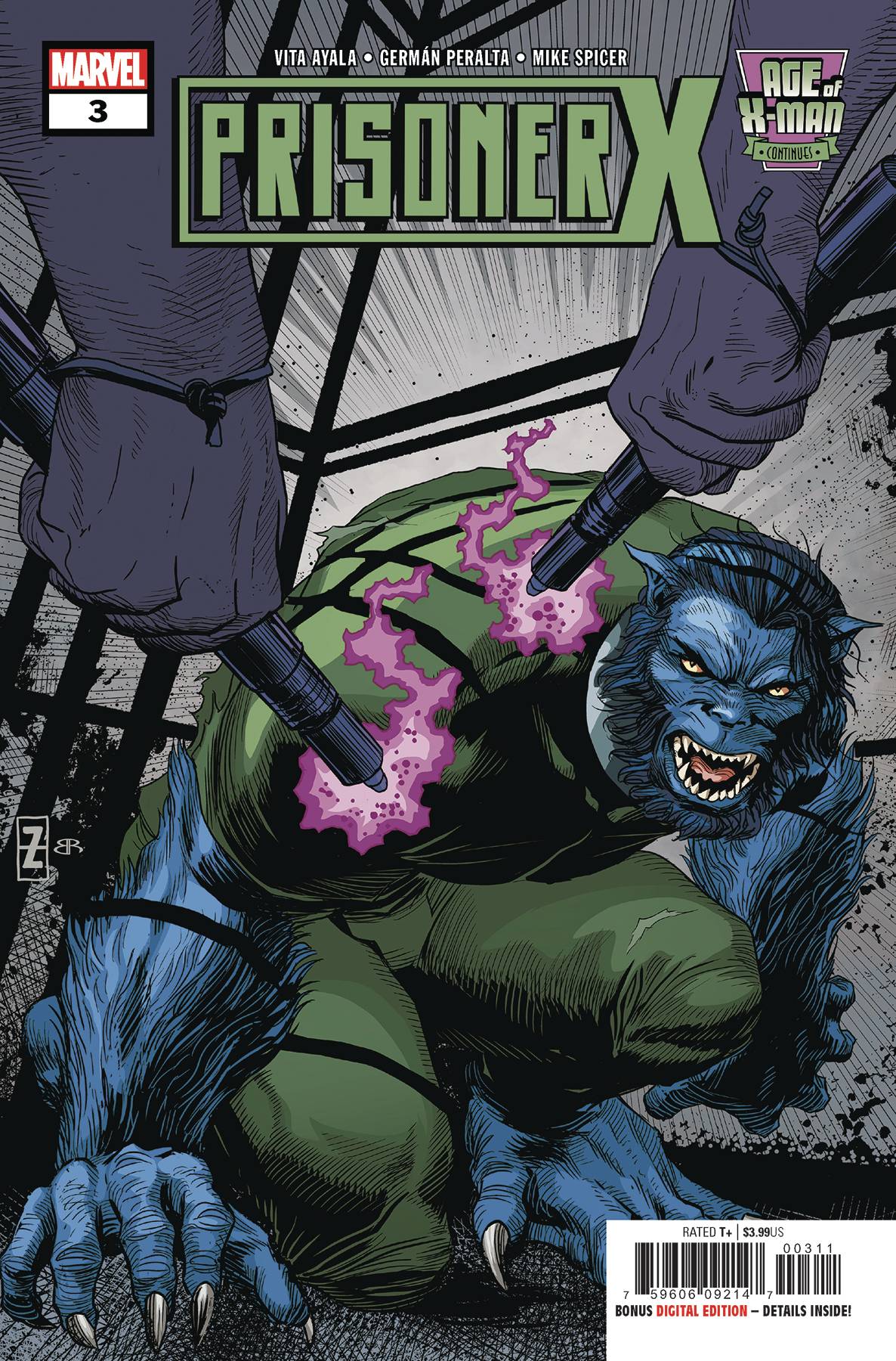 Age of X-Man: Prisoner X 3 Comic Book