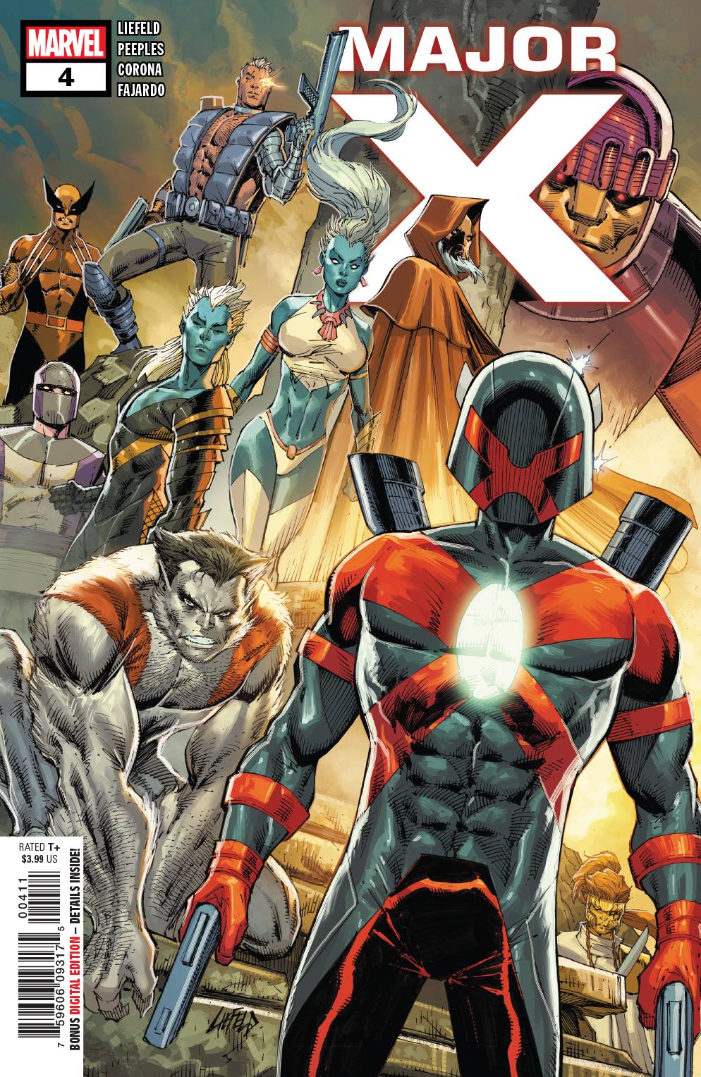 Major X 4 Comic Book NM
